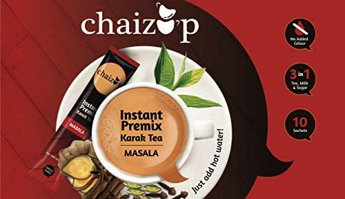 شیر چای کرک ماسالا chaizup بسته 10 عددی اصل سالیکا