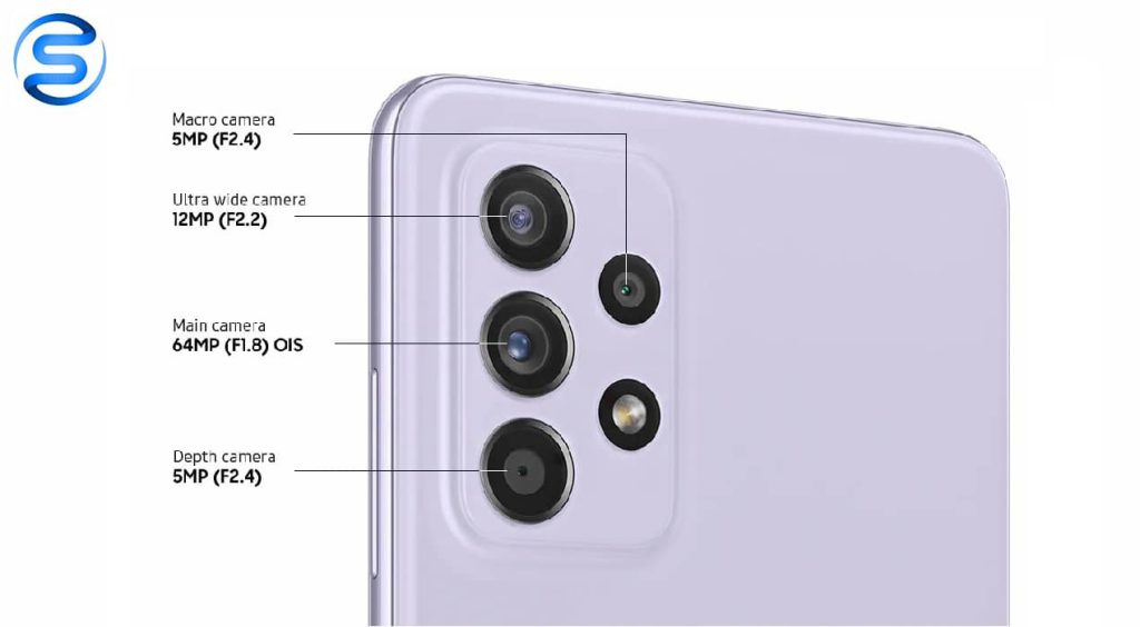 دوربین‌های اصلی موبایل سامسونگ Galaxy A52