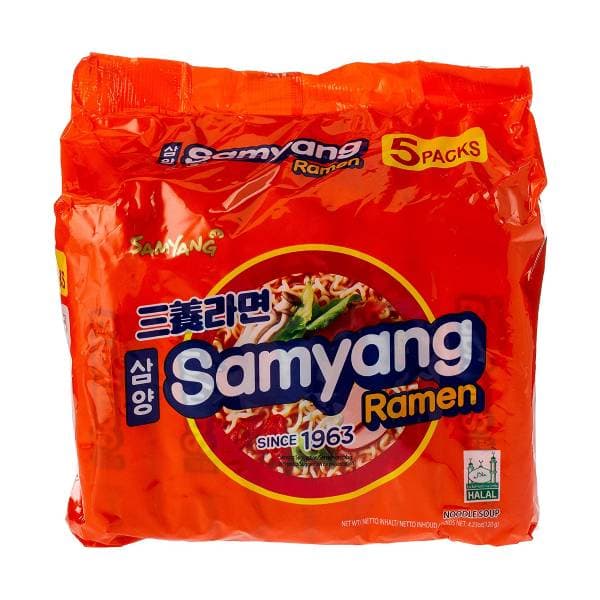 نودل کره ای سامیانگ رامن نارنجی ۵ عددی